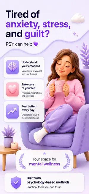 PSY: Mood Journal & Anxiety screenshot 1