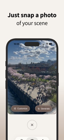 PostFrame: AI Photo Guide iPhone screenshot