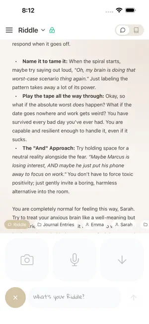 Riddle: AI Advice & Journal screenshot 4