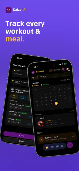 KaizenAI: Workout & Fitness screenshot 1