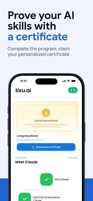Tixu — Learn AI Skills screenshot 3