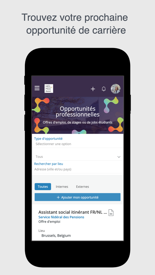 #4. HELMo Alumni (iOS) 由: Haute Ecole Libre Mosane
