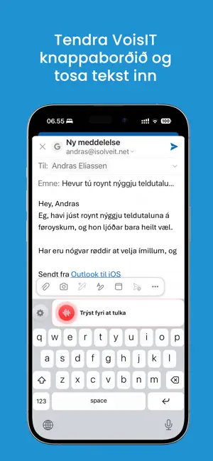 VoisIT Keyboard screenshot 2