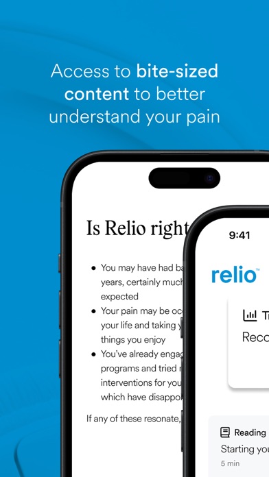 Relio: Back Pain Management Screenshot