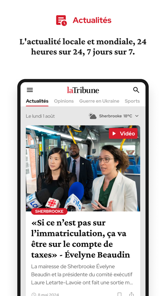 #2. La Tribune (iOS) By: Cooperative nationale de l'information independante, Coop de solidarite