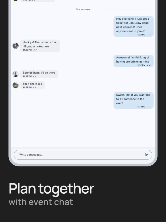Venra | Explore DJ events iPad screenshot 8 - Social Networking app