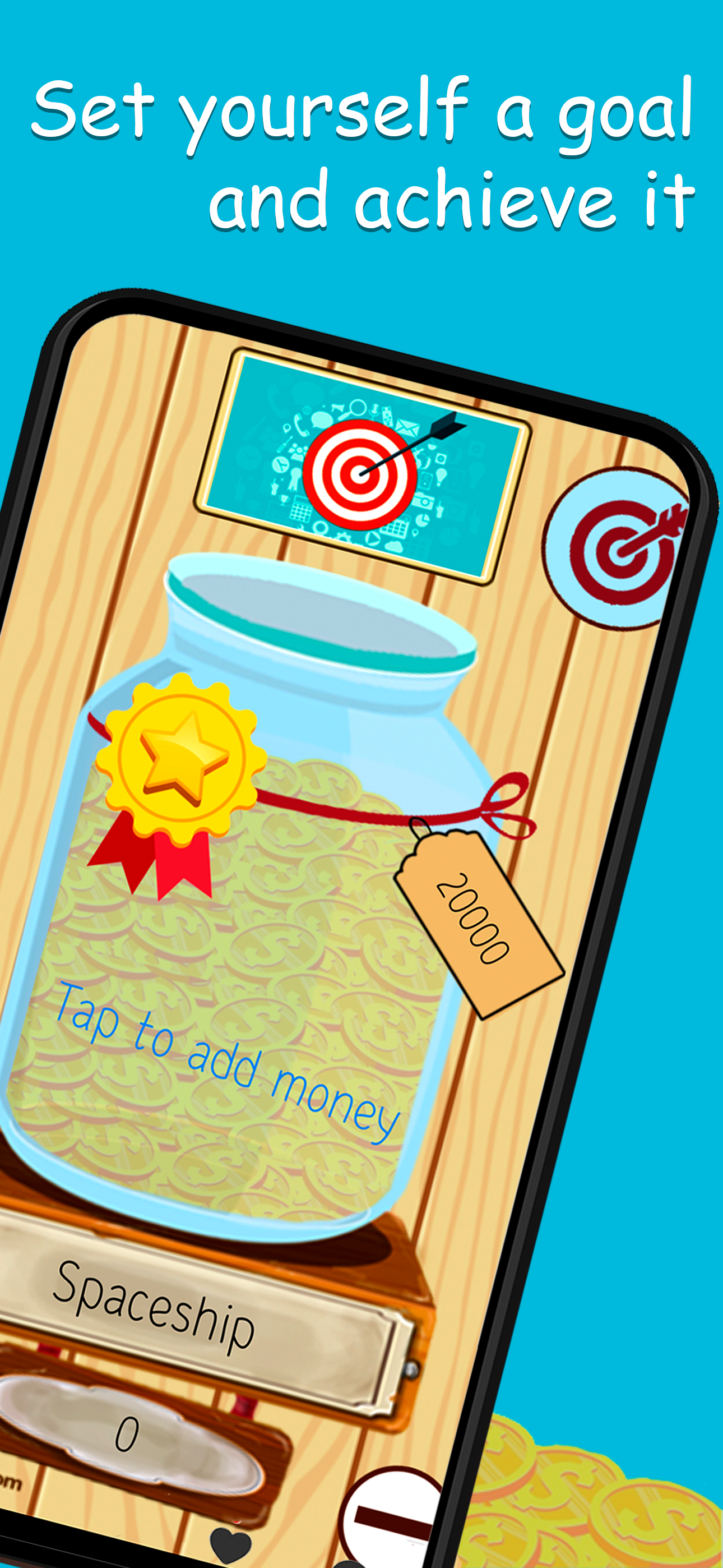 Simple piggy bank