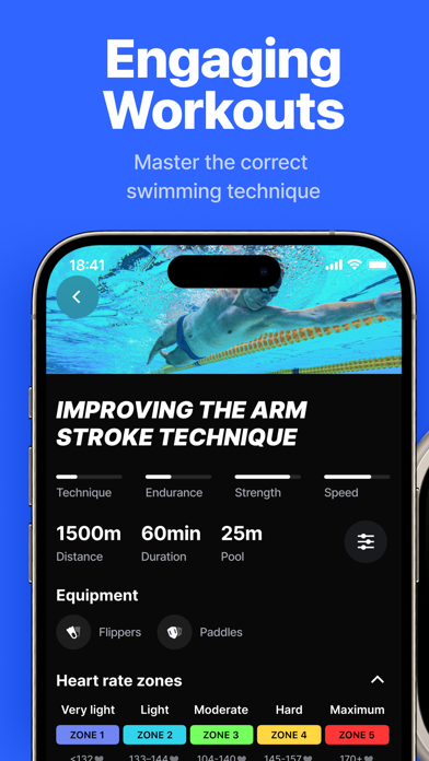SwimUp: Swimming Workouts App Screenshot