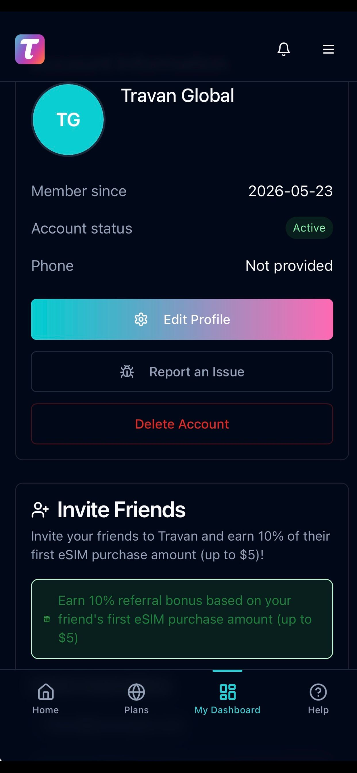 Travan: eSIM & Travel SIM