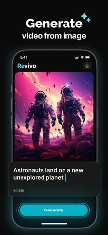 AI Video Art Generator: REVIVO iPhone screenshot