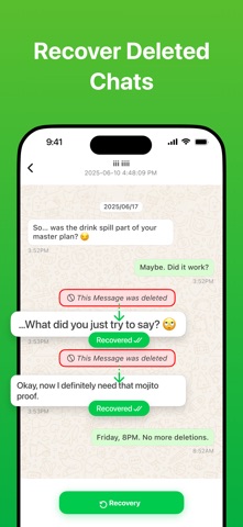 Messages Recovery - ReChat screenshot