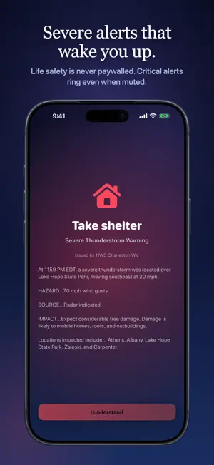 The Heavens Weather App screenshot 3