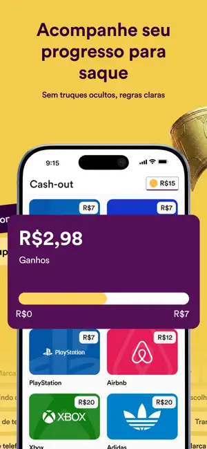 Golden Survey: Ganhar Dinheiro iPhone screenshot 3