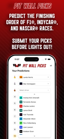 Pit Wall Picks Screenshot 2 of 7