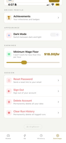 GigIQ screenshot