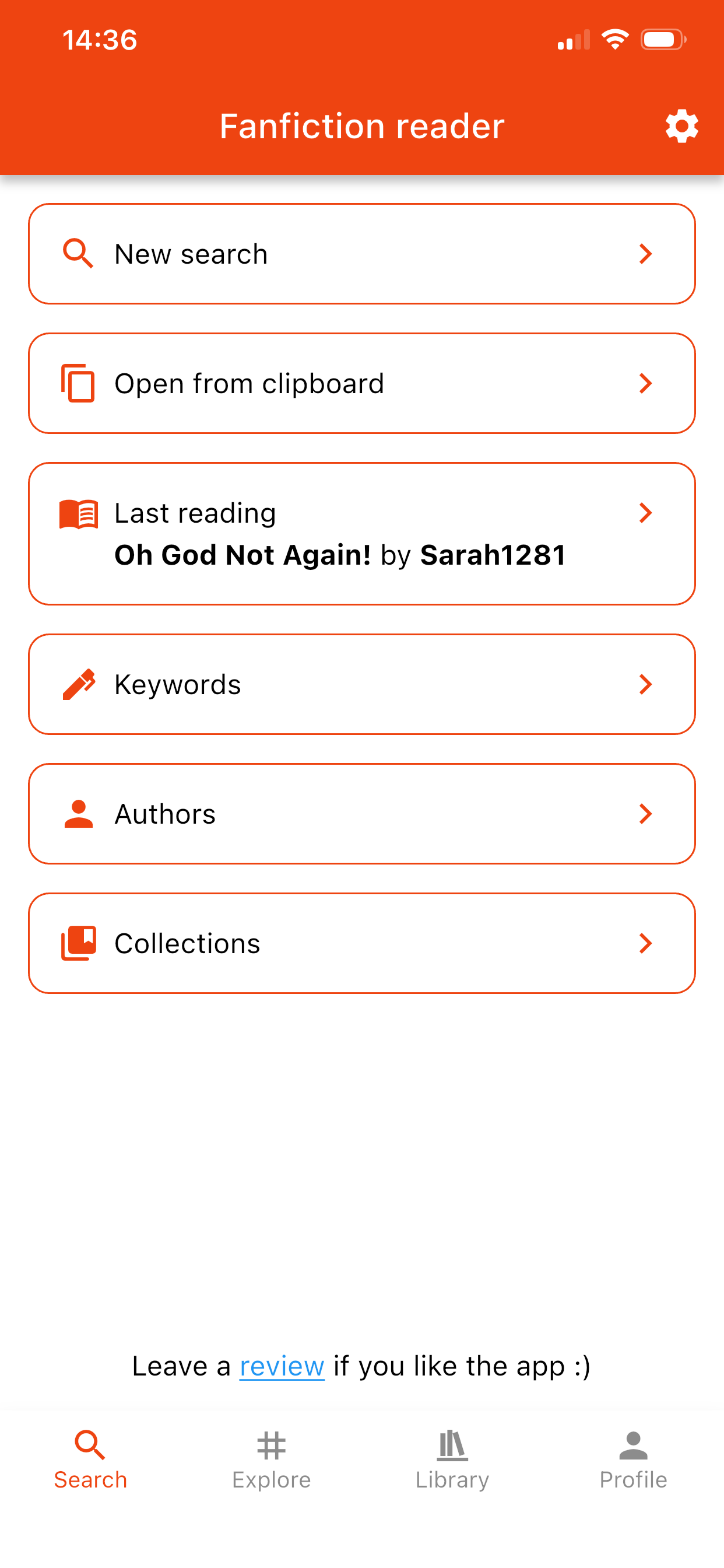 Fanfic Reader - AO3 unofficial