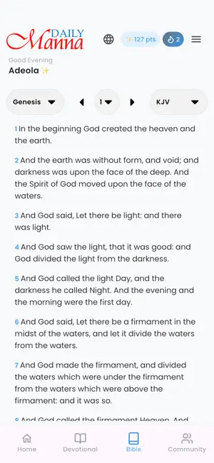 Daily Manna - Devotional Guide screenshot 1