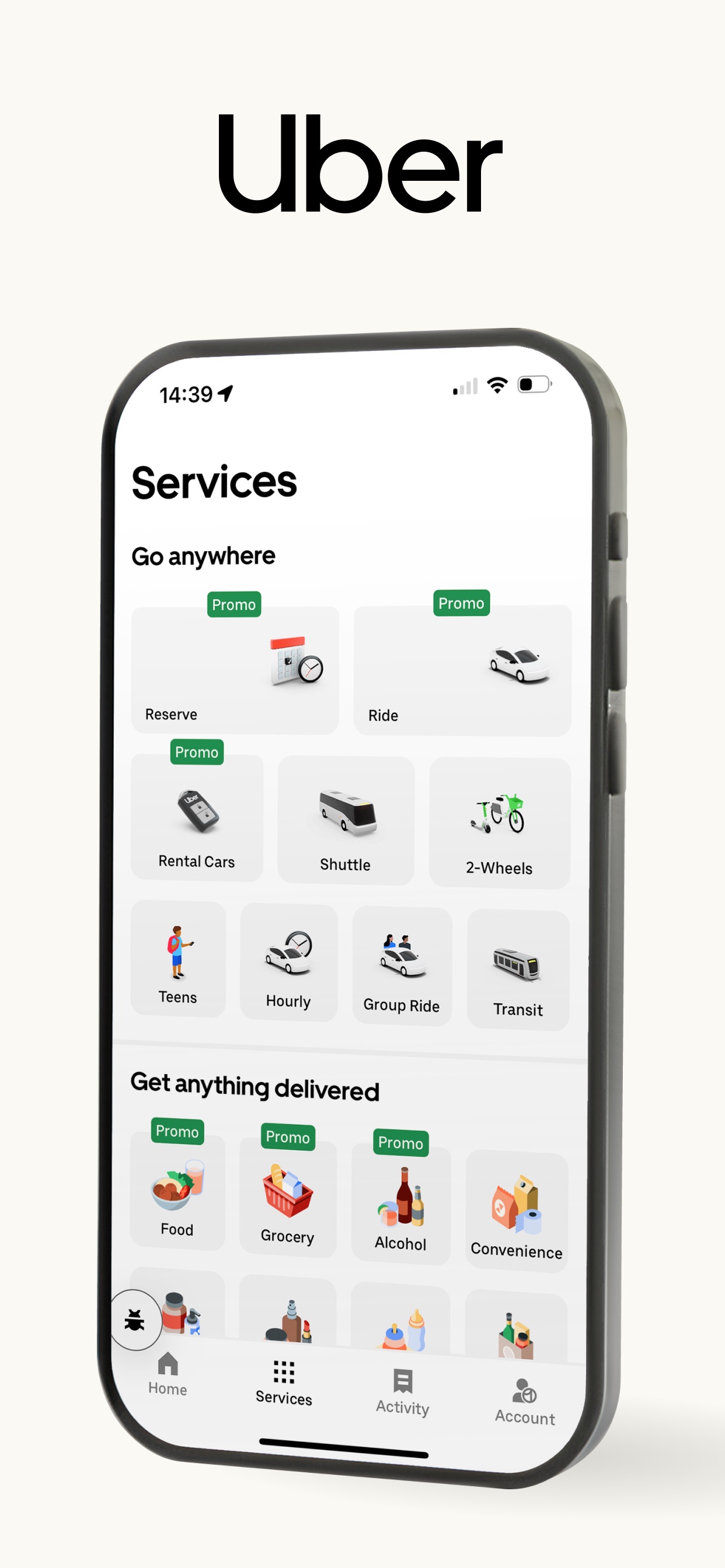 Uber - Request a ride screenshot 2