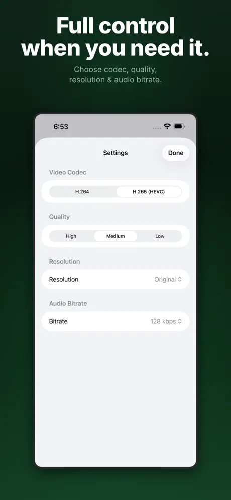 Squeeze - Video Compressor 视频压缩王应用截图
