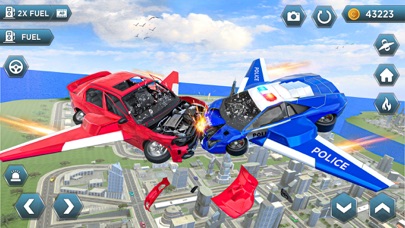 Flying Car: Police Car Games Screenshot