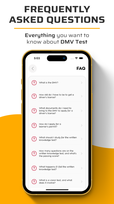 DMV Permit Test - 2025 Screenshot