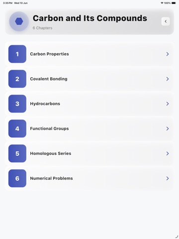 Grade 10 Science Practice iPad screenshot