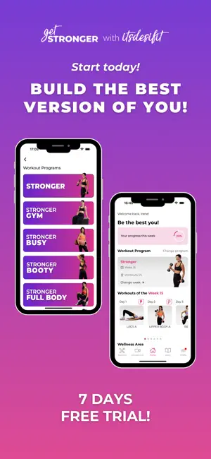 GetStronger: Fitness for Women screenshot 1