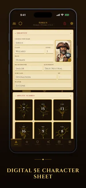 CharCraft: 5e Character Sheet screenshot 1