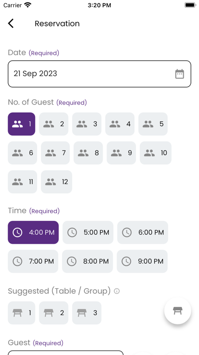 Smart Restaurant Host Screenshot