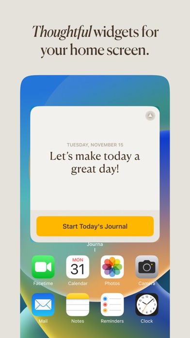 5 Minute Journal: Self-Care Screenshot