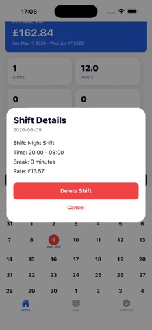 MeRota Planner screenshot