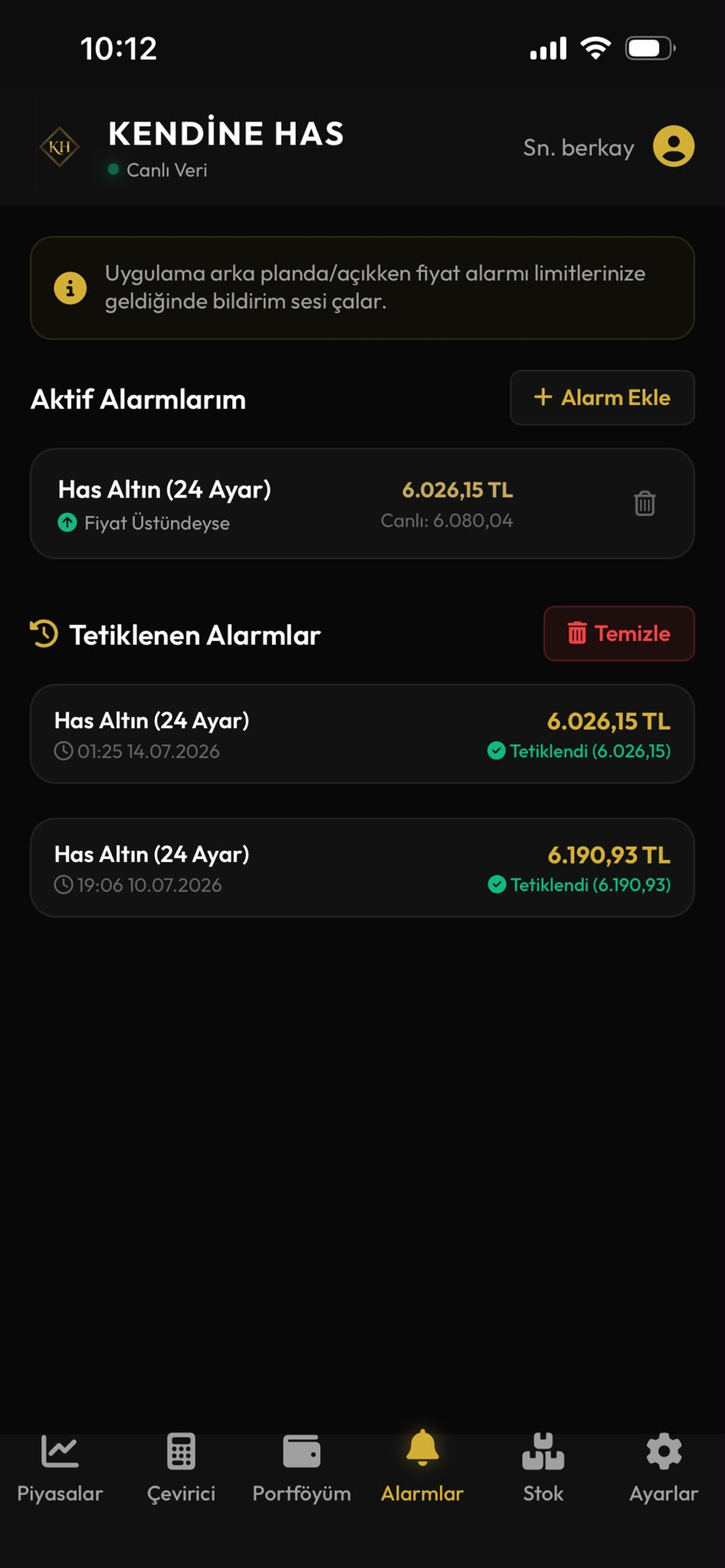 KENDİNE HAS ALTIN screenshot 3