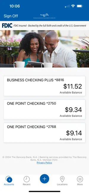 The Bancorp Mobile screenshot 2