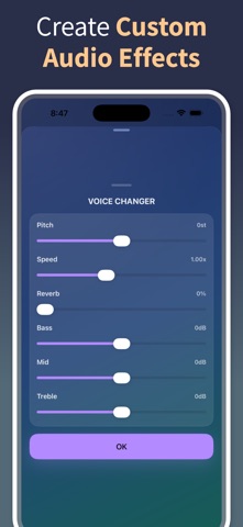 Audio Effects: Voice Changer screenshot