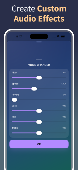 Audio Effects: Voice Changer Screenshot 3 of 6