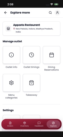 Appzeto Restaurant Partner screenshot
