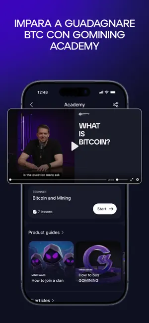 GoMining: Mining & Using BTC iPhone screenshot 5