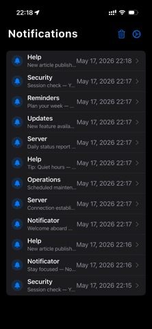 My Notificator screenshot