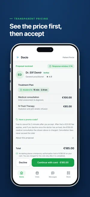 Docio - Home & Hotel Doctor screenshot 4