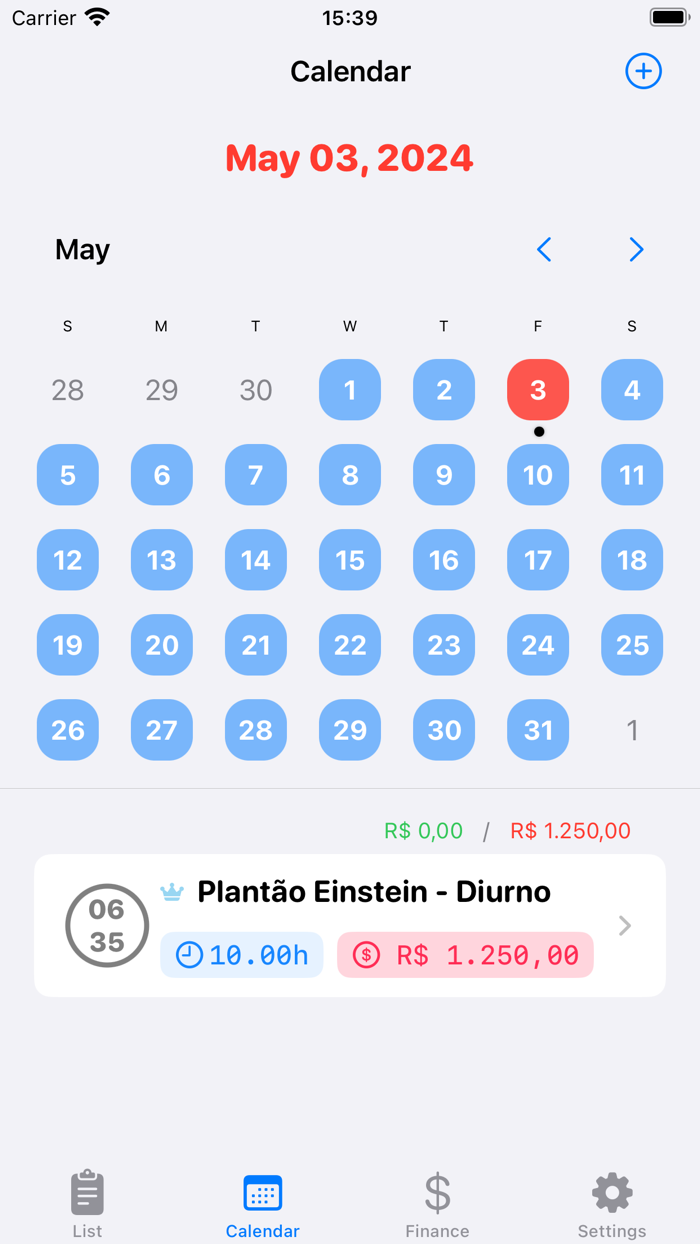 Schedule Planner Work Shift