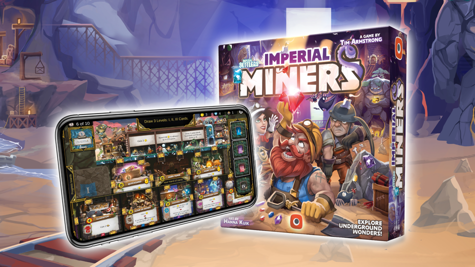 #1. Imperial Miners (iOS) Podle: Portal Games