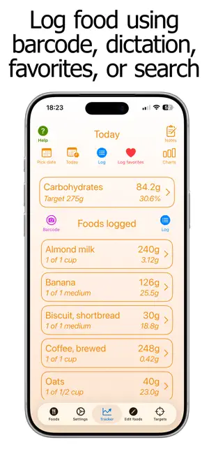 Carb Counter and Tracker screenshot 1