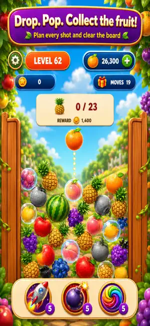 Fruzzle Drop: Ice Match screenshot 3