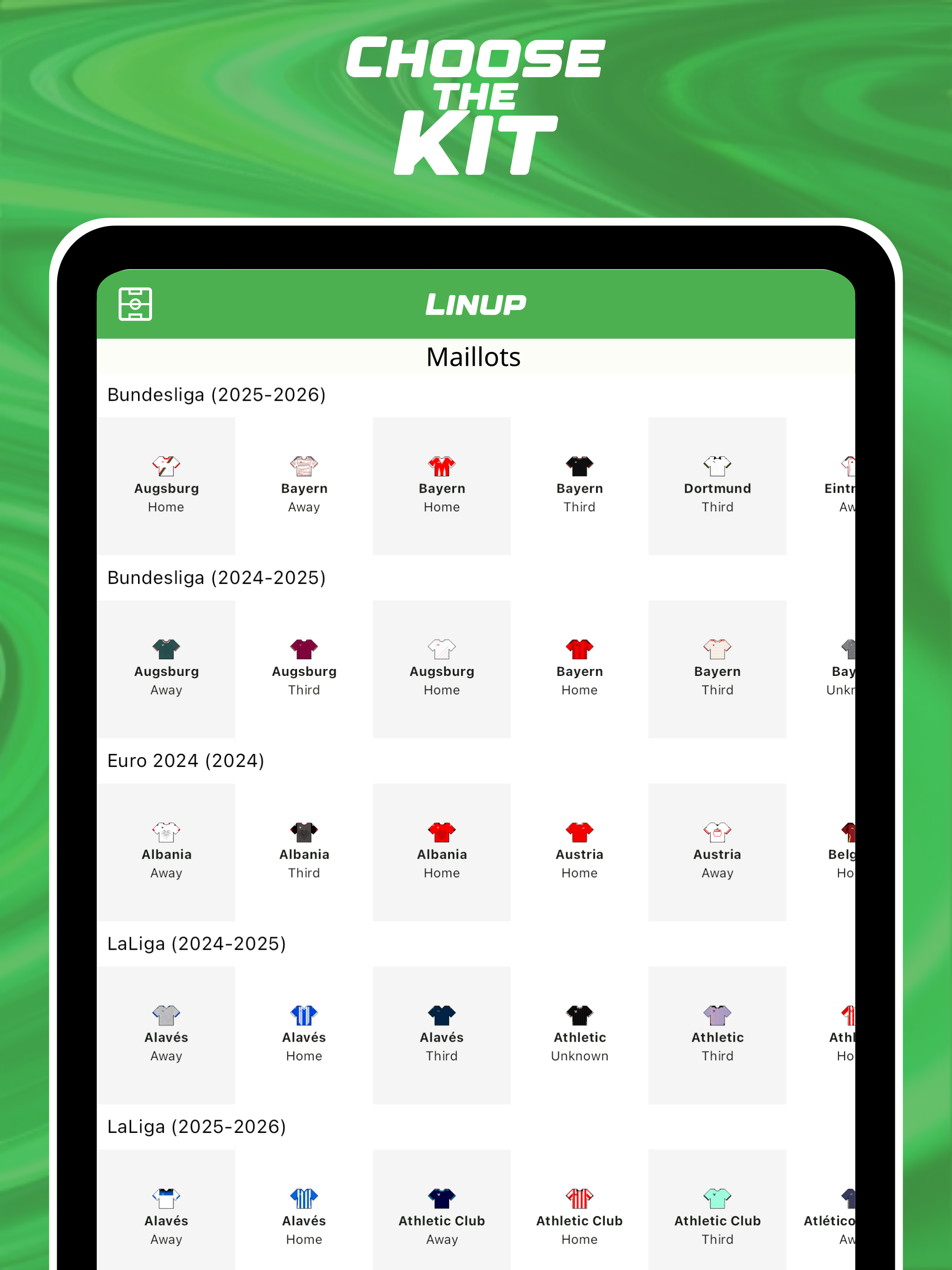 Linup - Share football lineups