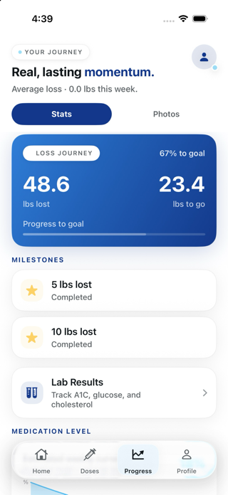 Steady: GLP-1 Tracker Screenshot 3 of 9