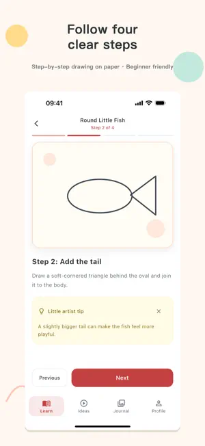 Learn to Draw on Paper screenshot 2