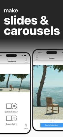 PerfectCrop: Image Splitter iPhone screenshot