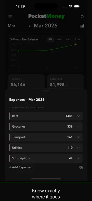 Pocket Money — Money Tracker screenshot 3