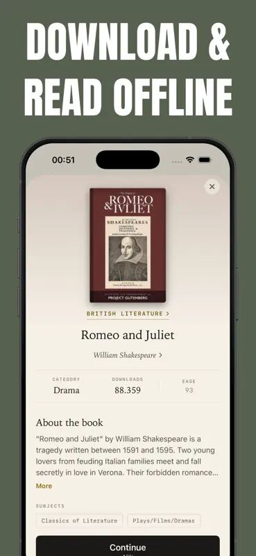 Project Gutenberg eBook Reader screenshot 2 of 7