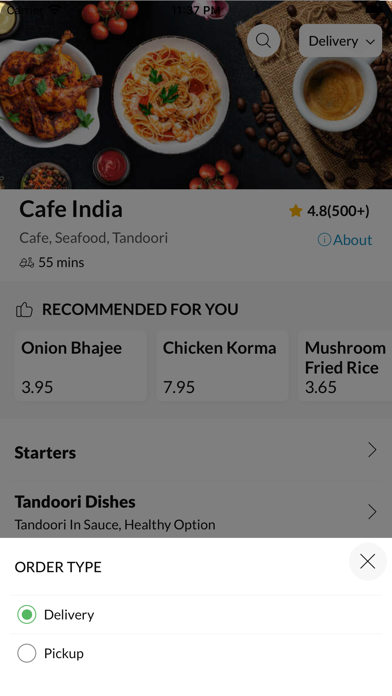 Cafe India Chippenham Screenshot